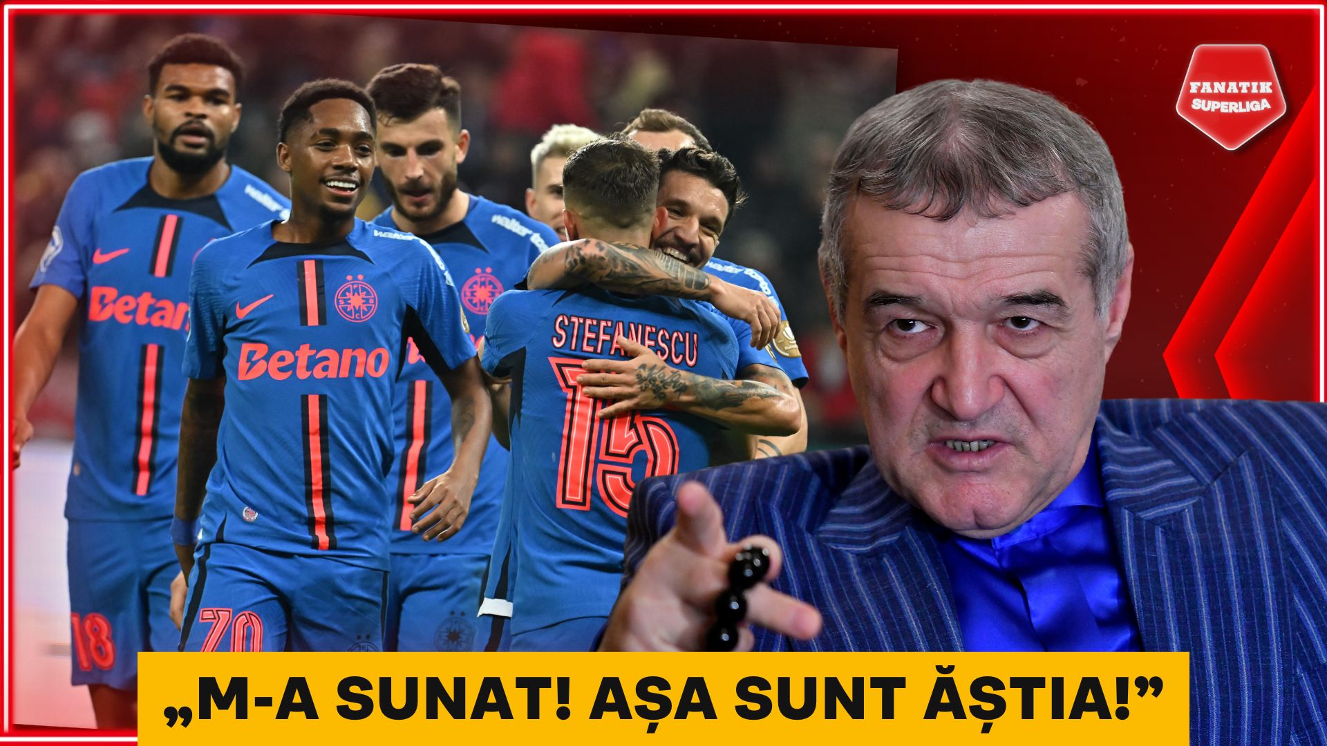 Gigi Becali i-a anunțat plecarea de la FCSB: „Îi reziliez contractul. M-a  sunat și poate pleca”. Exclusiv - Fanatik.ro