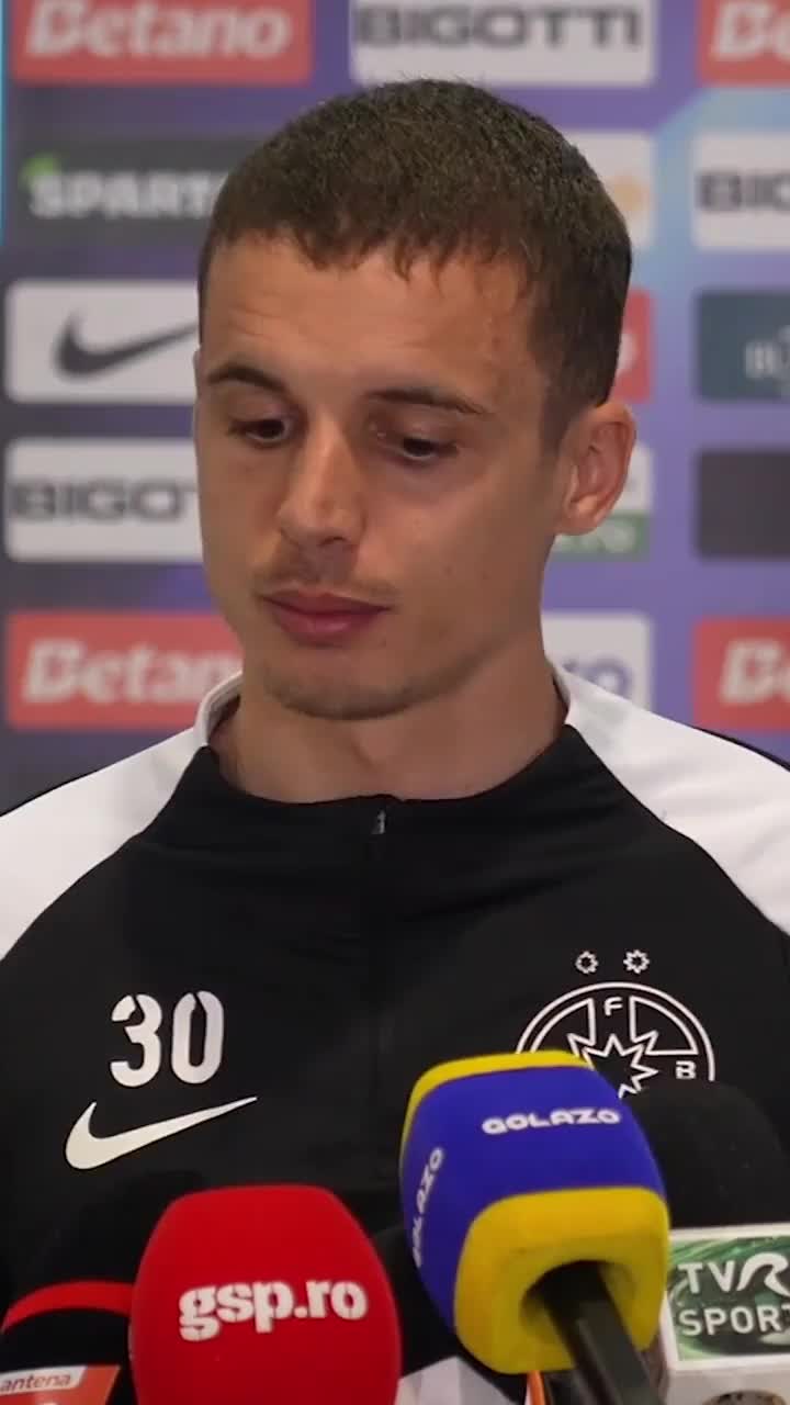 Cisotti, MVP Italianul a marcat două goluri după două mari greșeli ale clujenilor: „Nu foarte spectaculoase, dar nu contează” 😁