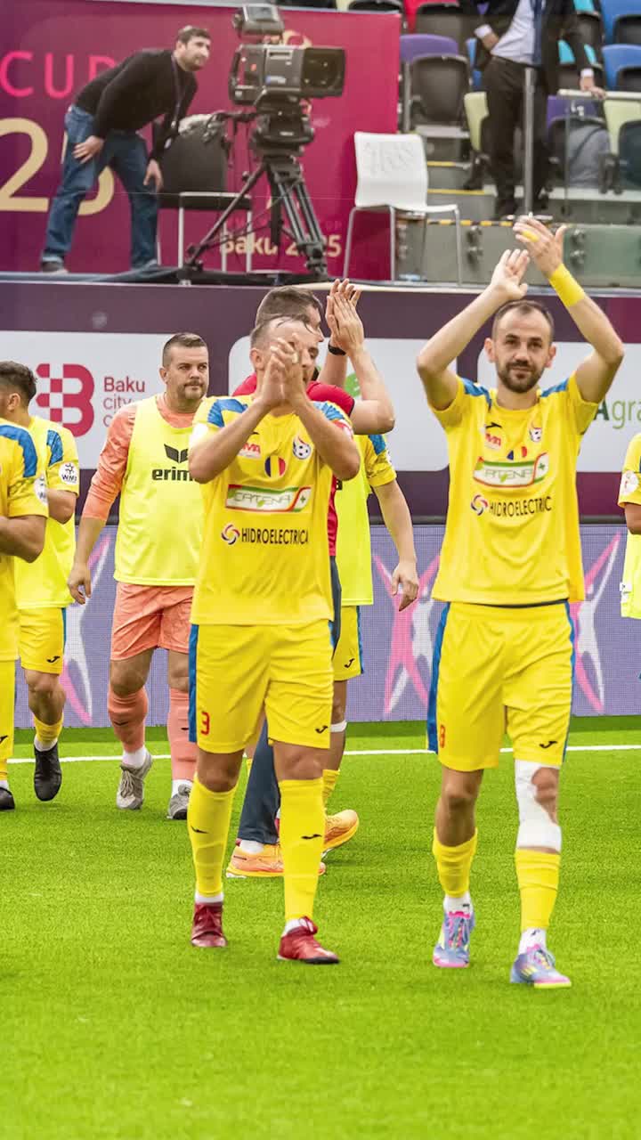 România, eliminată „Tricolorii”, campionii en-titre, învinși de Azerbaidjan la penalty-uri, în optimile Mondialului de minifotbal!