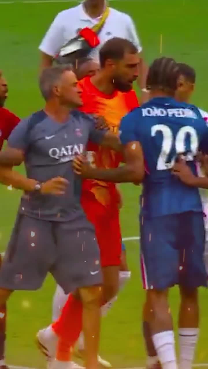 Scandal pe gazon FOTO. Conflict aprins imediat după finala Mondialului Cluburilor! Luis Enrique și Maresca au intervenit