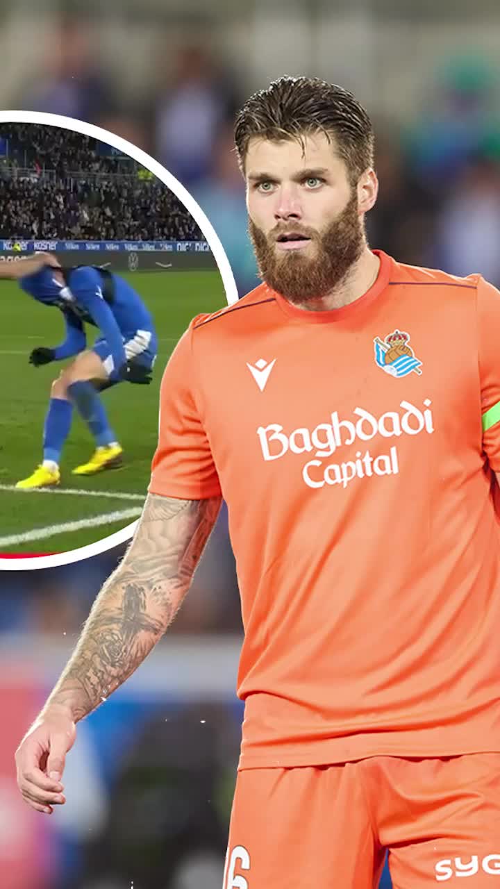  Fault neobișnuit &icirc;n Cupa Spaniei   FOTO:  Cum l-a oprit  Caleta-Car pe adversar &icirc;n Alaves - Real Sociedad. Penalty acordat după intervenția VAR