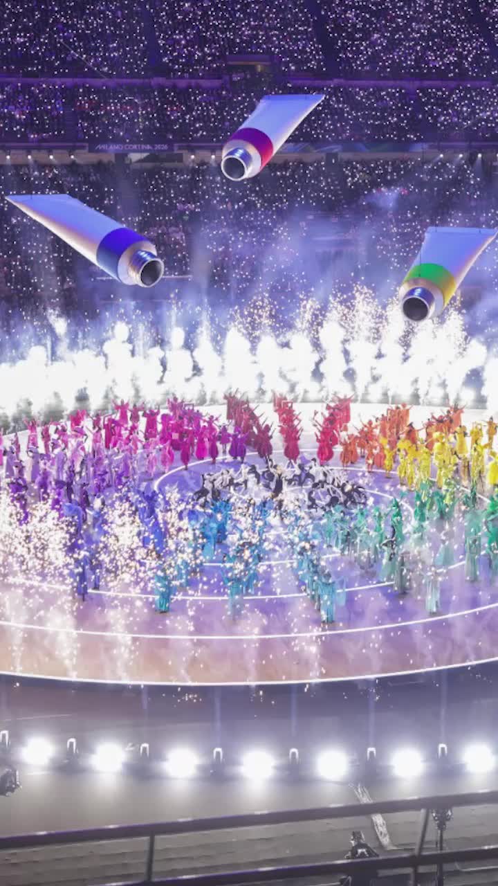 Ceremonie de deschidere grandioasă    FOTO:  Evenimentul de pe San Siro dă startul pentru   Jocurile Olimpice de Iarnă 2026  » Cum a apărut delegația României