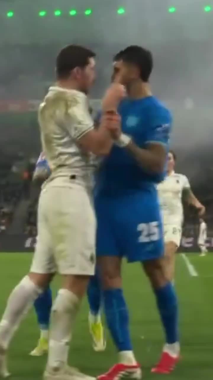 Și-a dezbrăcat adversarul!    VIDEO:  Scene șocante în   Bundesliga  » S-au luat la bătaie pe teren