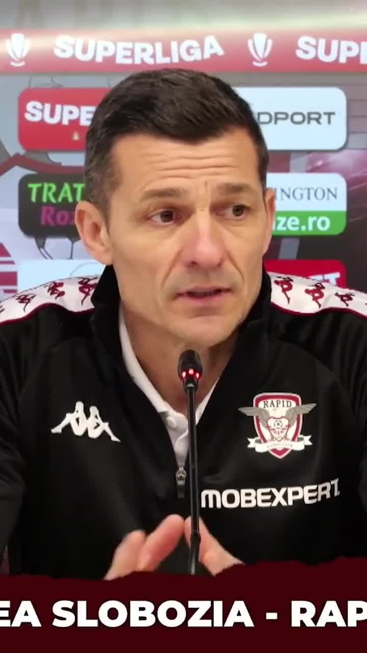 „Fotbalul e imprevizibil”    Gâlcă pune presiune pe jucătorii de la Rapid:  „Să venim cu un plus!” + ce spune despre lupta dintre FC Argeș și FCSB