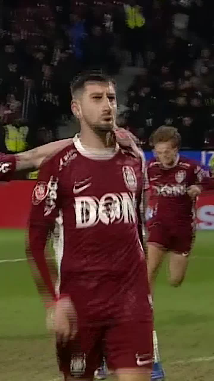Korenica, la golul #9     VIDEO:  Fotbalistul de la CFR Cluj,   modest  după reușita din derby-ul cu Rapid