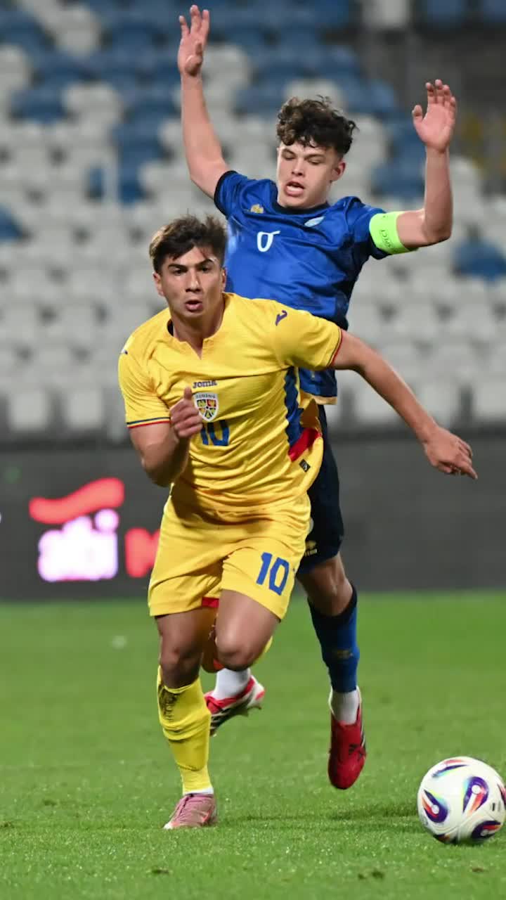 Kosovo U21 - România U21 0-1     FOTO.  Victorie crucială a selecționatei antrenate de Costin Curelea, în    preliminariile EURO 2027!  Tensiune pe final de meci