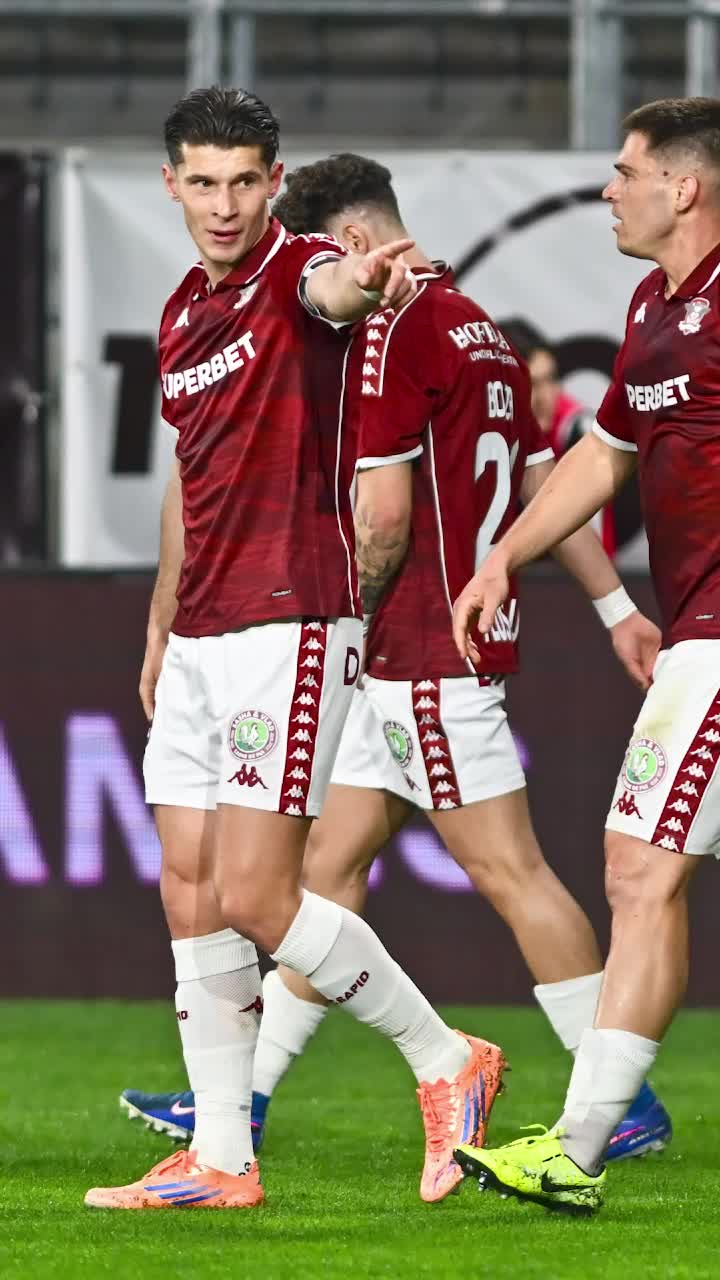 LIVE    Rapid - U Cluj  se joacă acum, în play-off-ul Ligii 1 » Ardelenii forțează golul egalizator