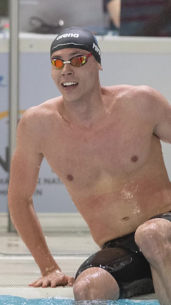 Popovici, a cincea medalie la Naționale  Bronz alături de Dinamo la 4x100m mixt masculin!   Decizie surprinzătoare luată de David  la ultima probă