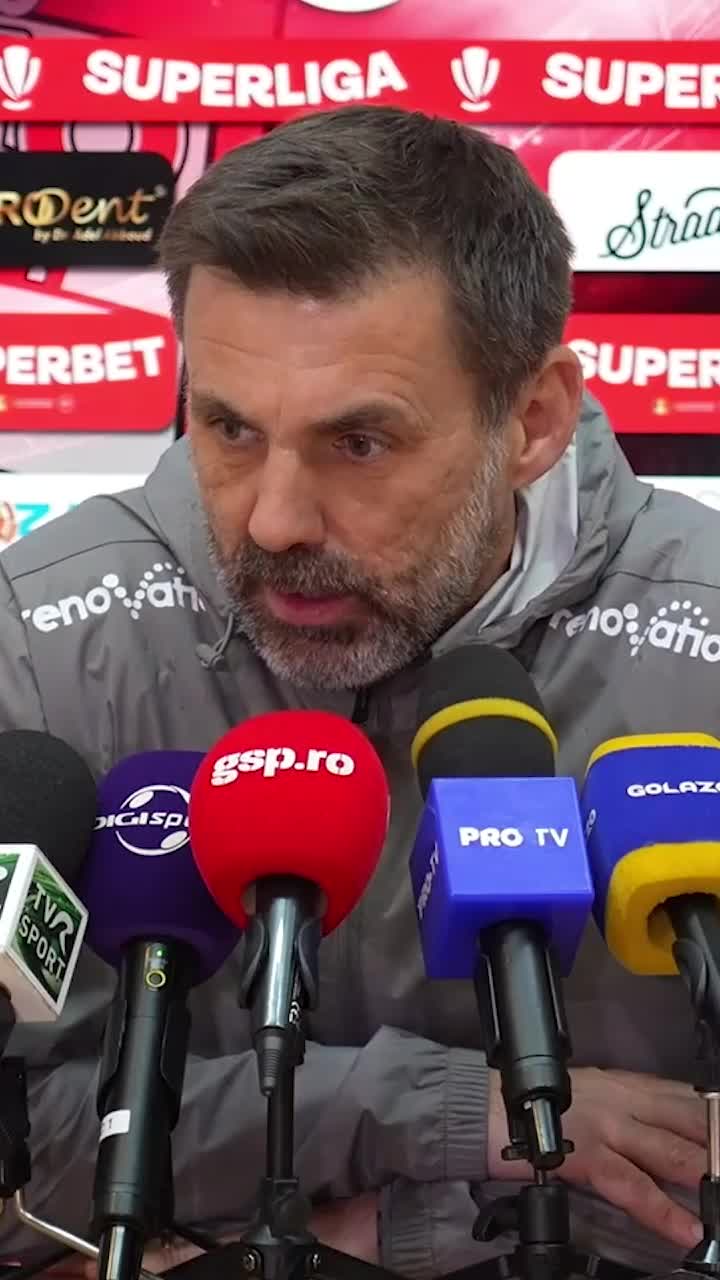 „Știm pentru ce luptăm”     VIDEO.  Zeljko Kopic, înainte de duelul cu   liderul U Craiova:  „Mă aștept la un stadion plin” + mesaj pentru Cîrjan