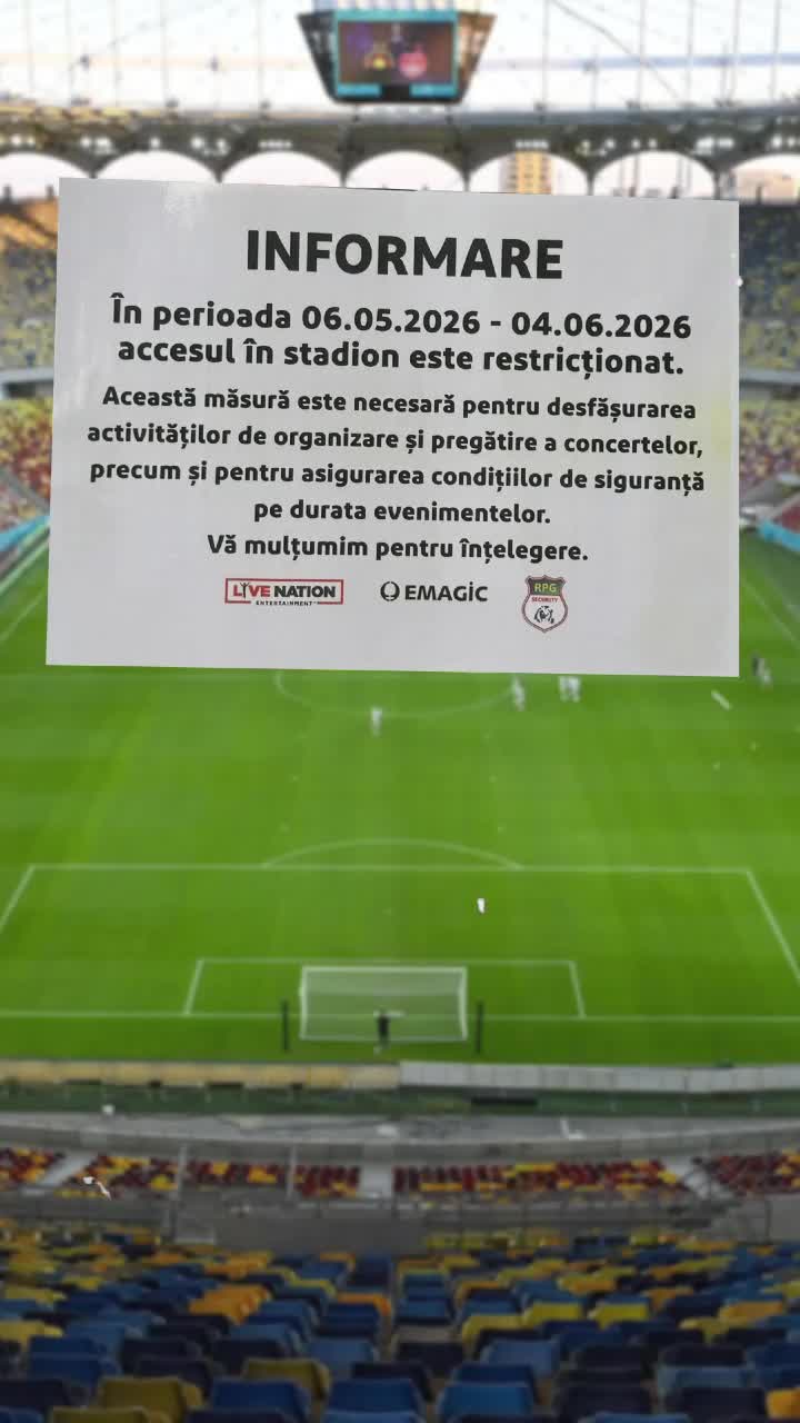 Accesul spre Arena Națională, blocat!     FOTO.  Au început   pregătirile pentru concertele  găzduite de cel mai mare stadion al țării