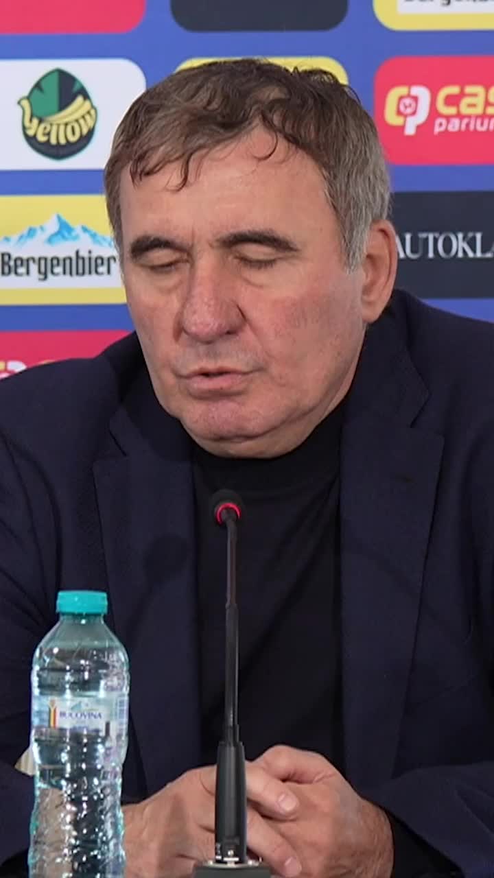 Primele decizii luate de Hagi     VIDEO.  Selecționerul României, la prima conferință de presă   de la instalarea pe bancă:  „Am decis asta”
