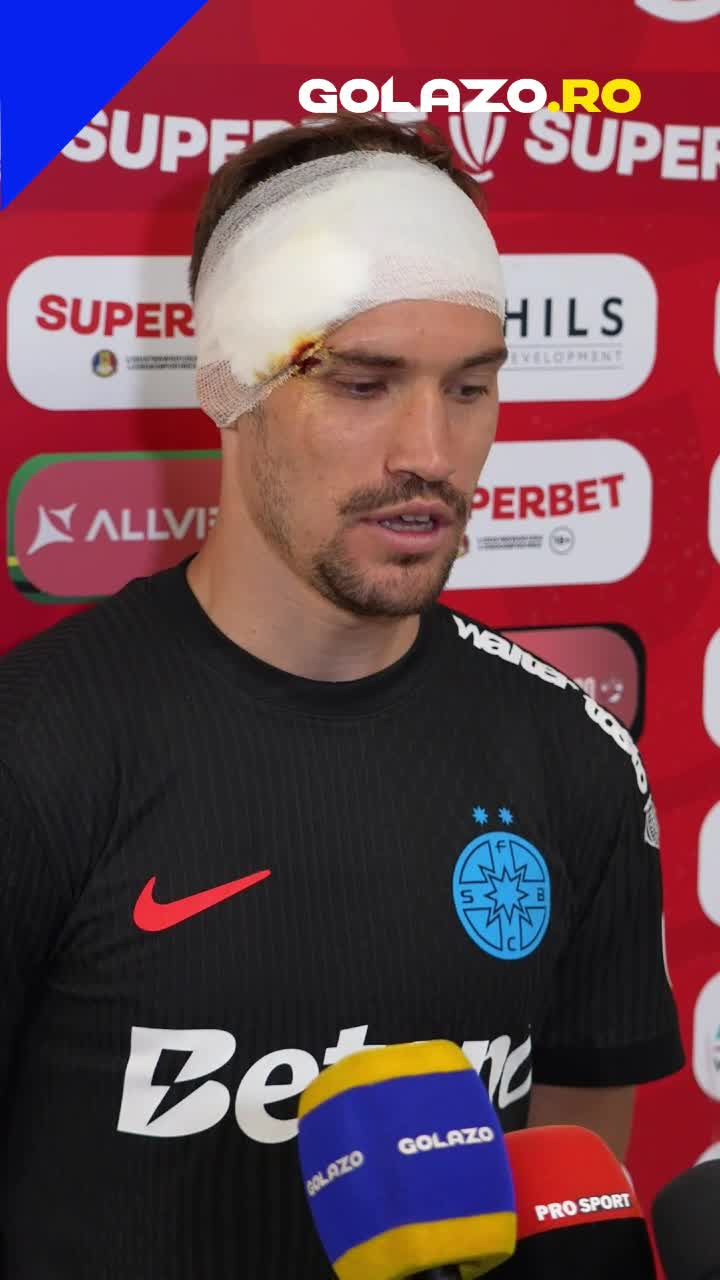 „E un eșec!”    FOTO:  Darius Olaru, dezamăgit în ciuda calificării FCSB-ului în preliminariile   Conference League:  „Nu-mi vine să mă bucur”
