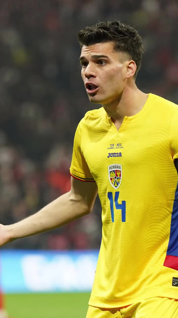 Reacția ciudată a lui Ianis Hagi   Căpitanul României   a gesticulat nedumerit din mâini  înainte ca Louis Munteanu să egaleze în Georgia  » Ce l-a nemulțumit