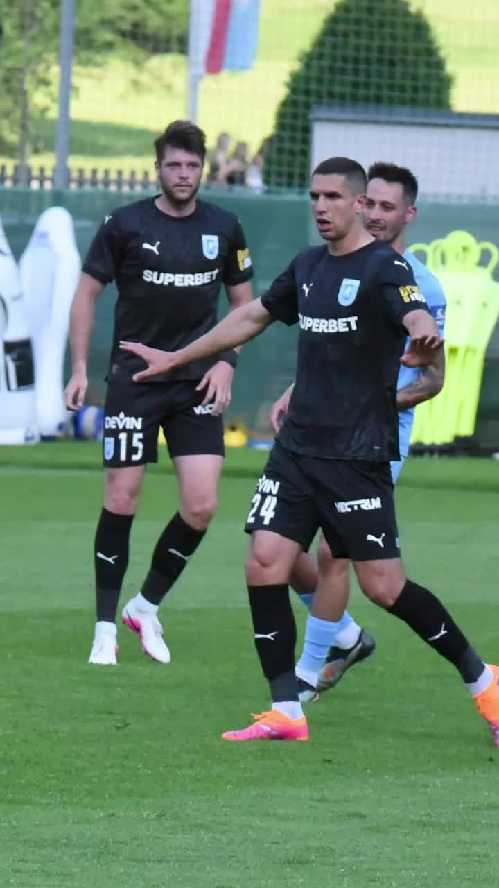 U Craiova, victorie la scor   Campioana României   s-a impus categoric  în primul amical al verii 