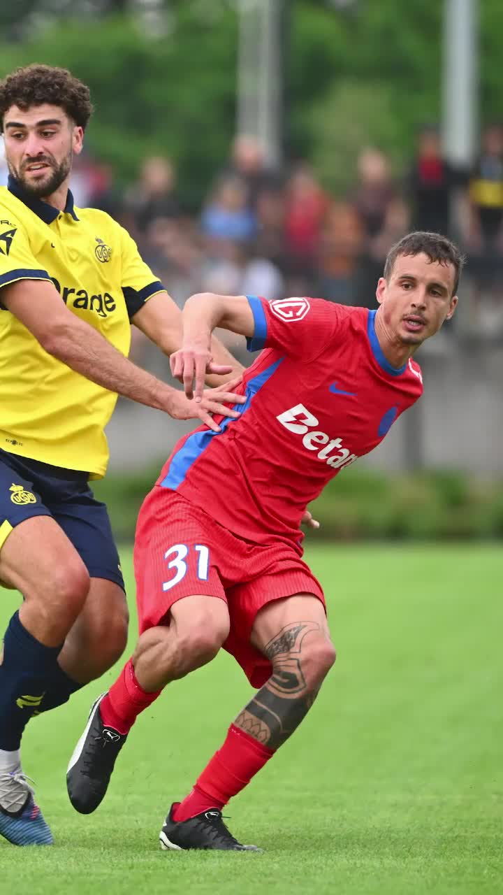 FCSB, înfrângere la scor  Roș-albaştrii au fost   umiliți de Union SG!  Olaru a fost titular în fața fostei sale echipe