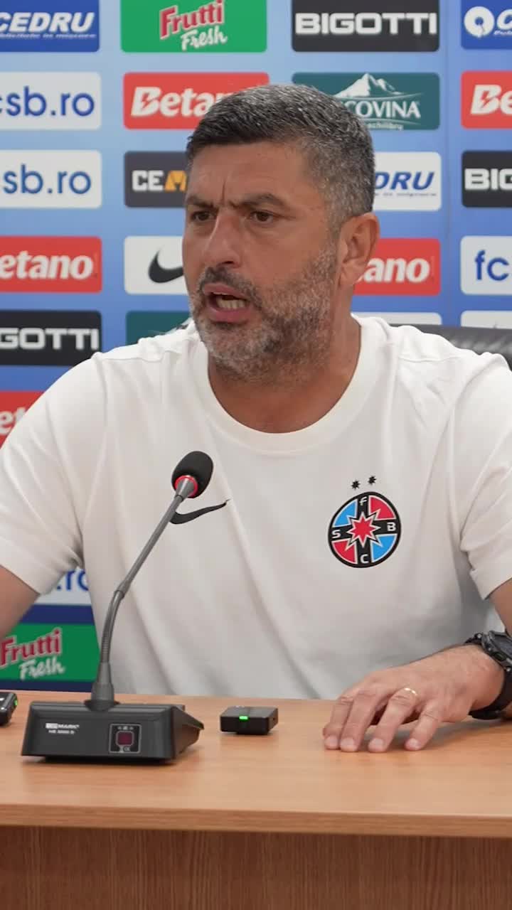 „Asta e o povară la FCSB”   Baciu s-a supărat pe jucători:  „Prunele sunt stricate”. Antrenorul vorbește de presiune și de sistemul care eșuează