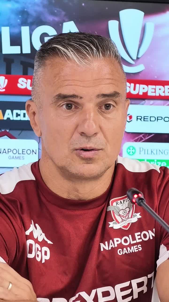 De ce e supărat Pancu  Antrenorului nu-i place ceva la Rapid:  „Nu justifică nimic asta”
