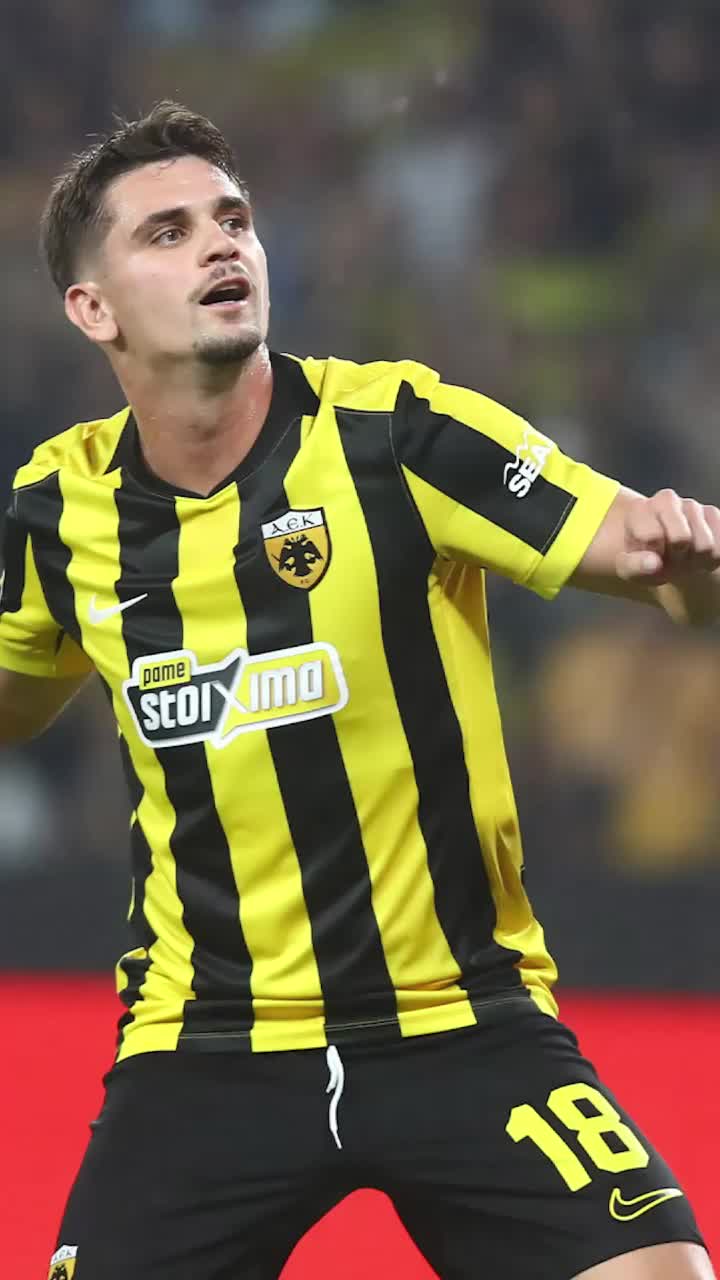Eroul Răzvan Marin    FOTO.  Prima victorie pentru AEK Atena în UCL  după 20 de ani,  datorită românului! Reacția acestuia: „Destinul”