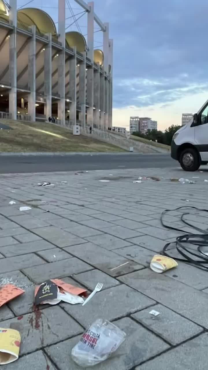 Au uitat gunoiul   FOTO  : Urmele Comic Con,  la Arena Națională:  gazon impecabil, gunoaie în drumul fanilor spre tribune