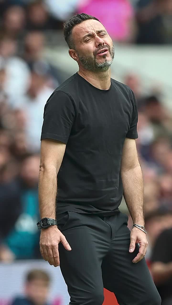 De Zerbi cedează psihic   Antrenorul lui Tottenham, reacții furioase!  Își critică jucătorii după alt eșec. Ce îi scandează fanii adverși