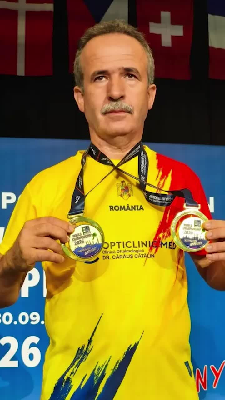 De la un tratament greșit, pe acoperișul lumii  Povestea impresionantă a lui Dorin Găbudean,  campionul mondial la tenis de masă  pentru persoane cu Parkinson