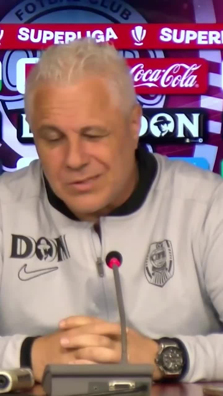 Șumudică, atac la selecționer   VIDEO.  Antrenorul lui CFR Cluj a răbufnit: „Nu-mi place  să fie luat de prost clubul  unde antrenez”