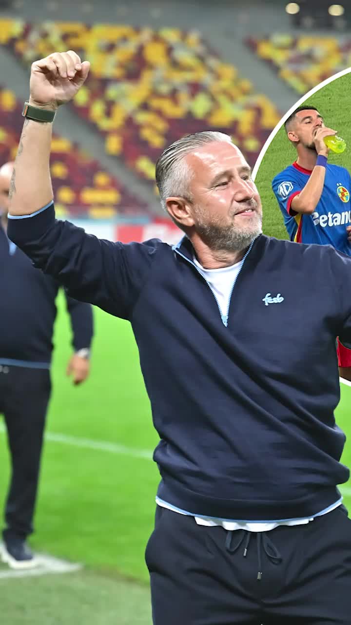 Sticluțele lui Reghe și antrenorii din loje   Patru detalii  de la FCSB - Oțelul care au fost ratate de camerele TV
