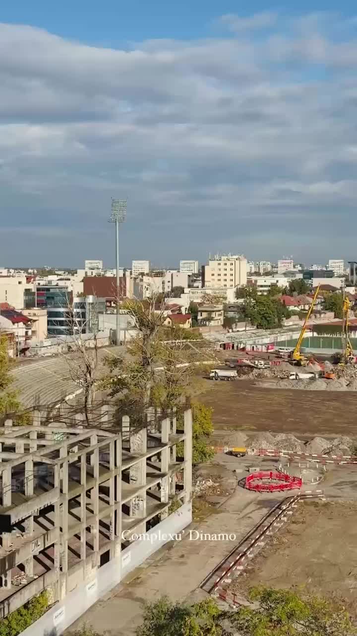 Noul stadion Dinamo, pas important    VIDEO.  Ce s-a întâmplat azi pe  șantierul din „Ștefan cel Mare”