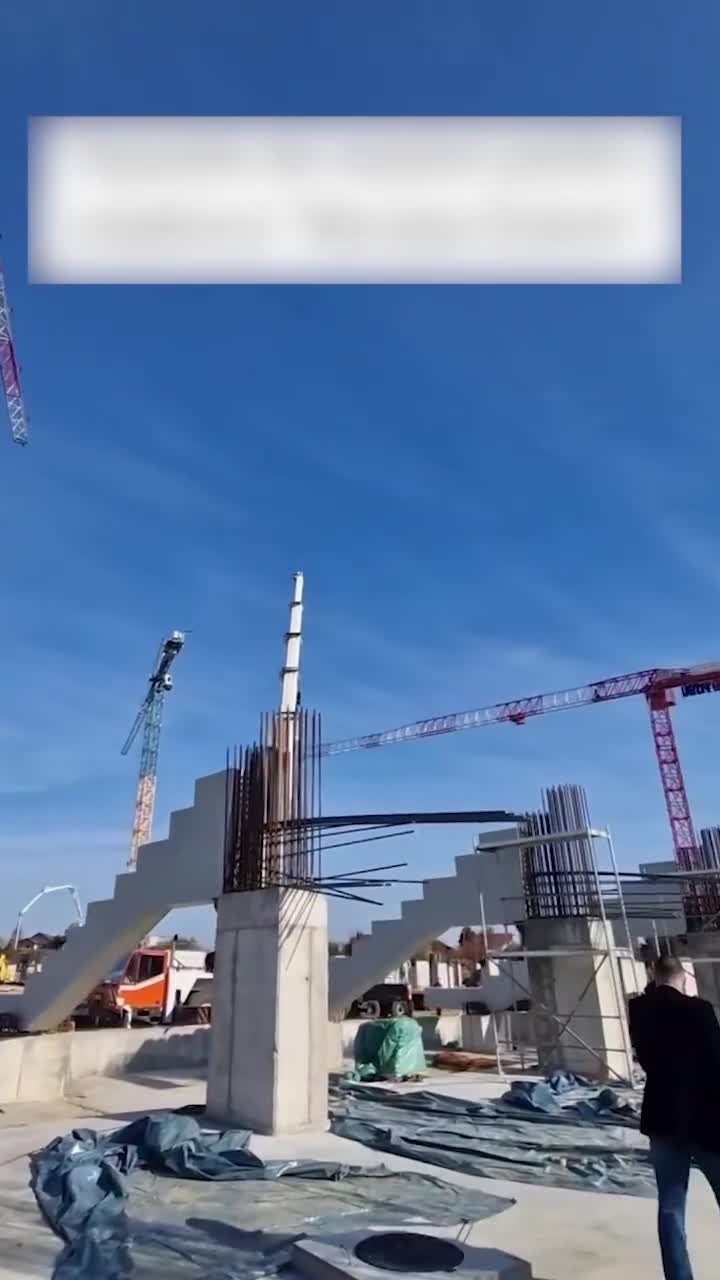 Noul stadion prinde contur   VIDEO.  Moment important surprins de primar:  „Lucrările merg foarte bine”
