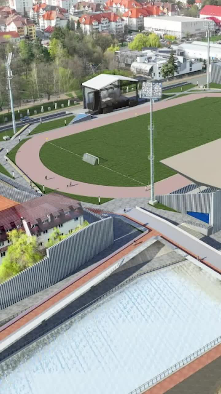 Stadion de 3,5 mil. €   FOTO.  Arena din Bistrița, criticată de FCSB, a fost  cumpărată de Primărie  în falimentul fostului club Gloria. Cum va fi modernizată