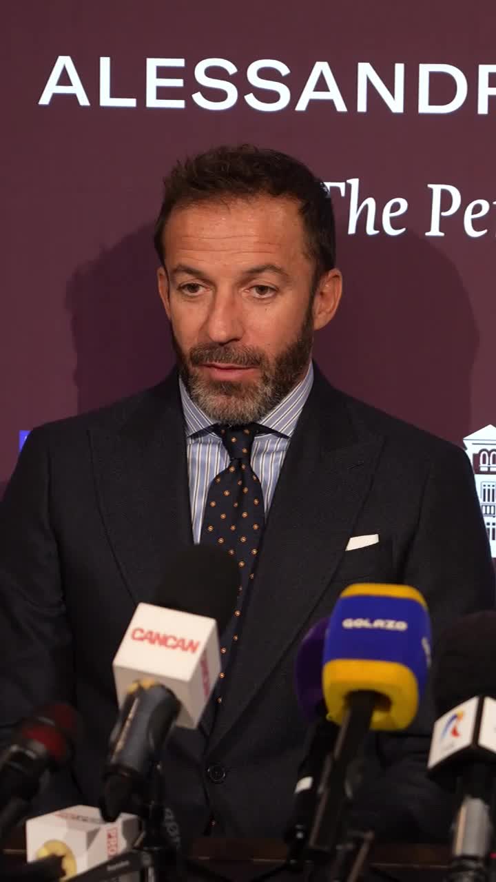 Del Piero a venit în România   VIDEO.  Ce a spus despre Cristi Chivu și  duelul cu Steaua din anul 1995 : „Îmi amintesc zăpada”