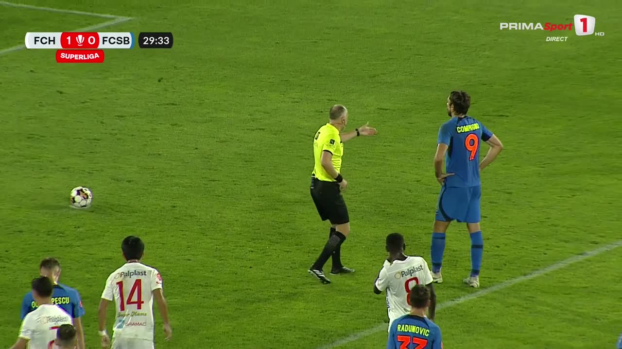 LIVE VIDEO  FCSB - Hermannstadt, ACUM, pe Orange Sport 1 şi  . Vicecampioana face spectacol! Coman duce scorul la 3-0